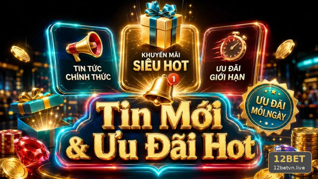12BET Tại 12betvn.live: Đối Chiếu Dữ Liệu Khuyến Mãi, Đọc Kỹ Điều Kiện Doanh Thu Trước Khi Nhận Ưu Đãi – Góc Kiểm Chứng Theo Tên Miền
