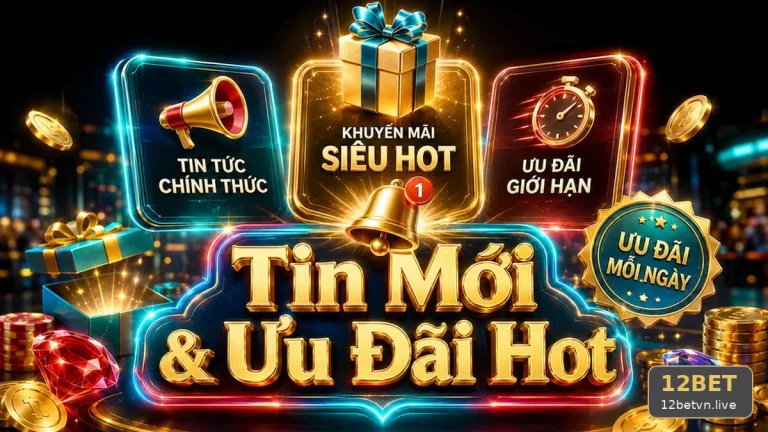 12BET Tại 12betvn.live: Đối Chiếu Dữ Liệu Khuyến Mãi, Đọc Kỹ Điều Kiện Doanh Thu Trước Khi Nhận Ưu Đãi – Góc Kiểm Chứng Theo Tên Miền