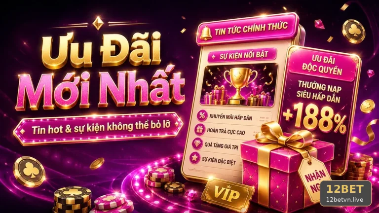 Kiểm Tra Giao Diện Khuyến Mãi 12BET Tại 12betvn.live: Kế Hoạch Có Trách Nhiệm Qua Góc Kiểm Chứng Theo Tên Miền